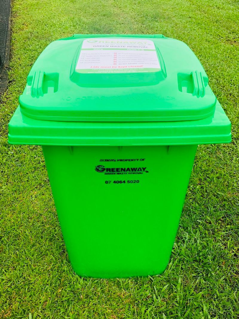 Garden Waste in Green Recycling Bin — Greenaway Green Waste Removal in O'Briens Hill, QLD
