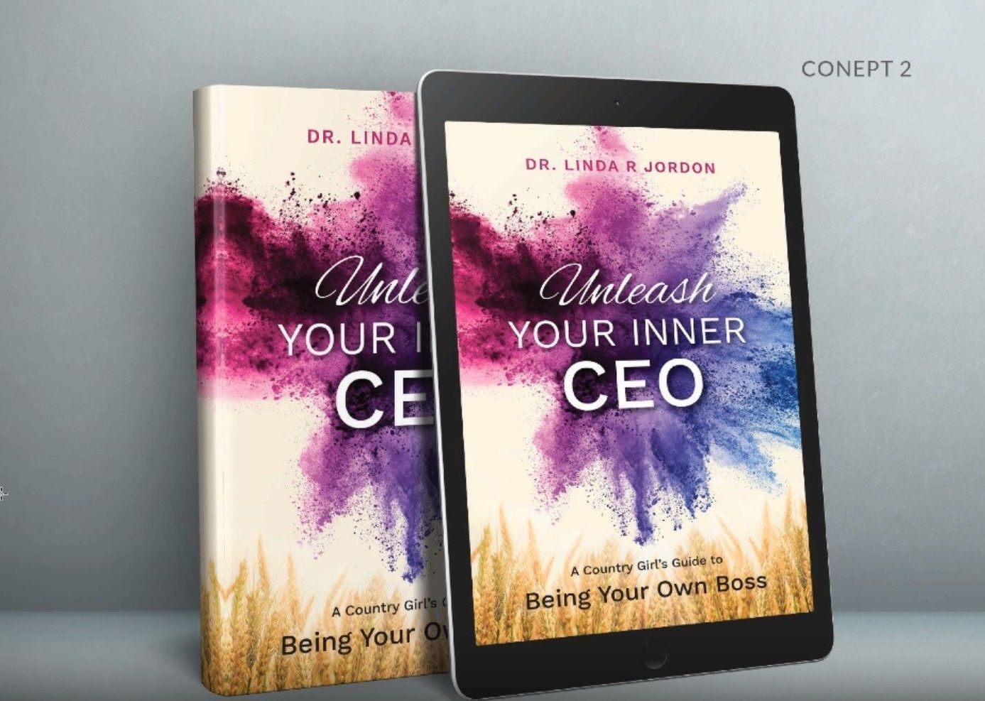Book and tablet with 