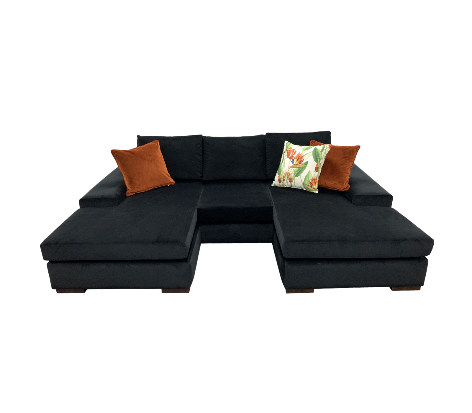 Black Hampton Sofa — Gold Coast, QLD — Furniture N More