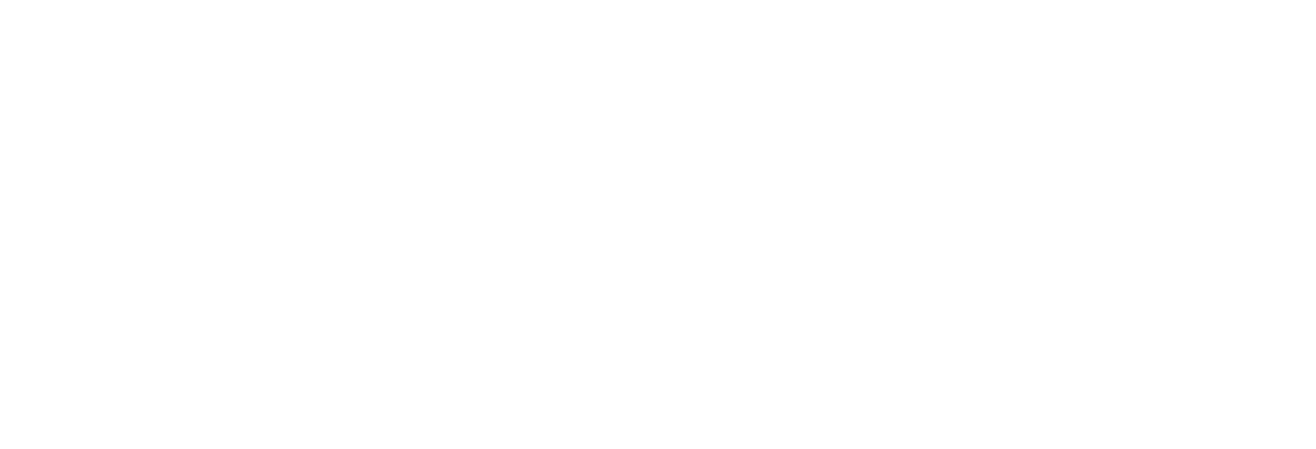 Logo of Paving the path to wellness. White logo on dark blue background.