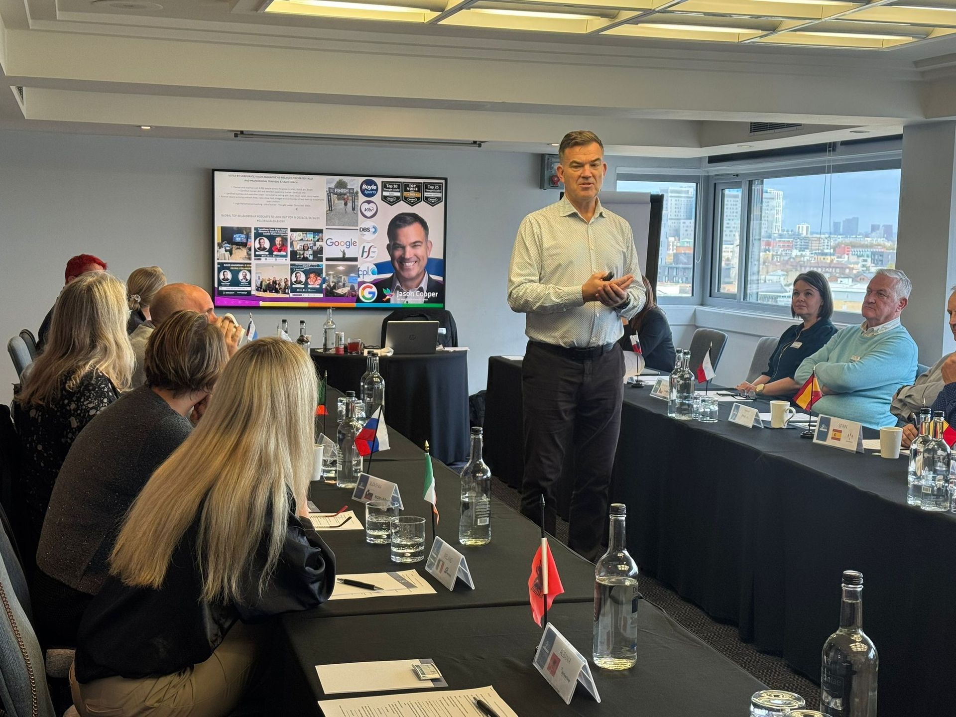 in london for the GTN world sales program with jason cooper
