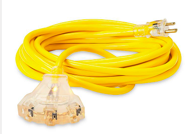Triple Outlet Extension Cord - 25'