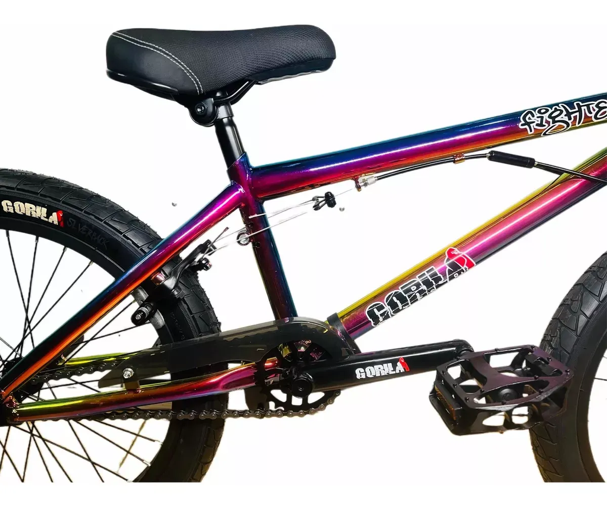 Gorila Bmx Bicicleta Bmx Negra Con Rojo Bicicleta Gorila Bmx R20