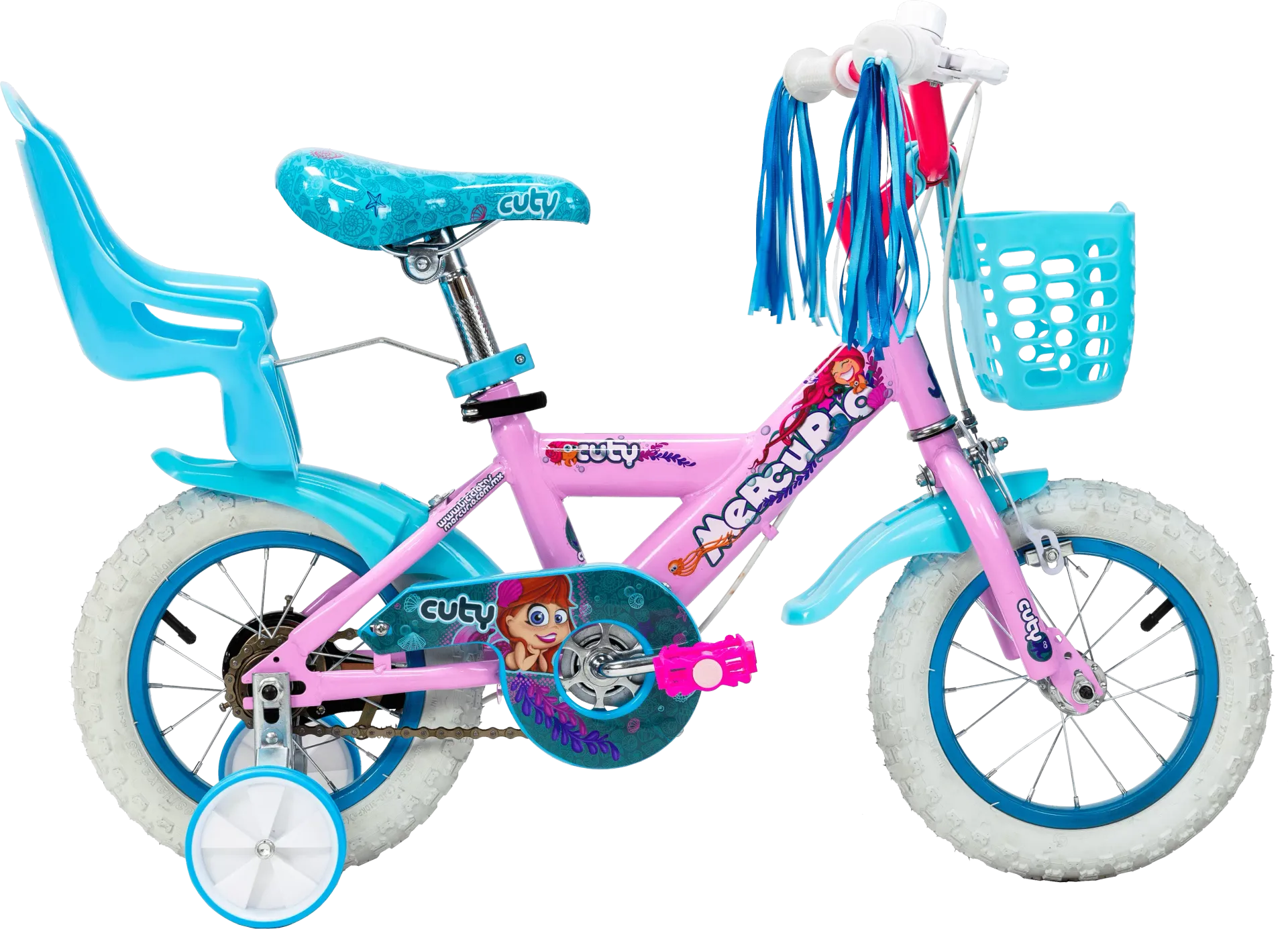 Bicicleta Infantil de niña R.12 Mercurio Cuty
