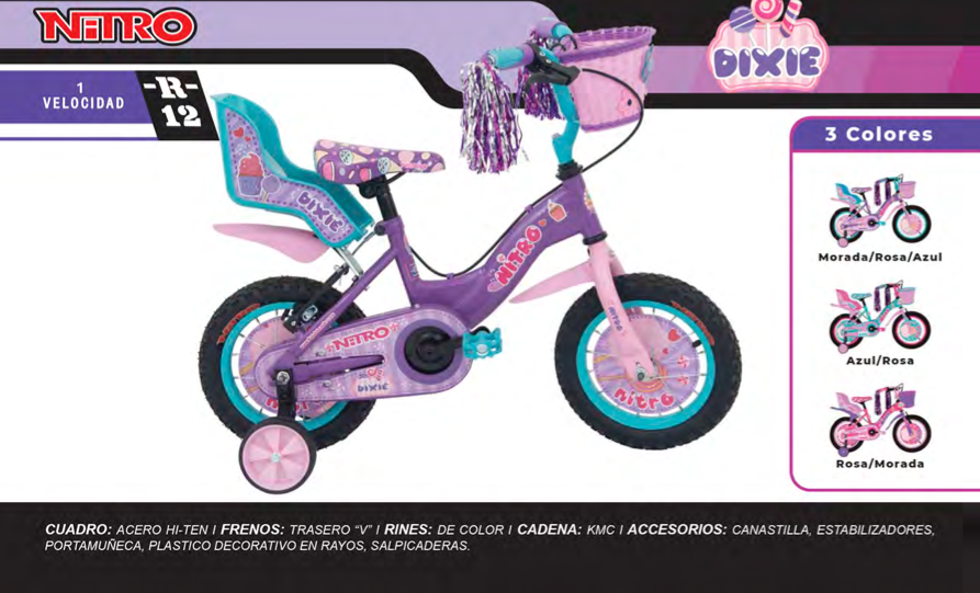 Bicicleta R.12 Nitro Dixie