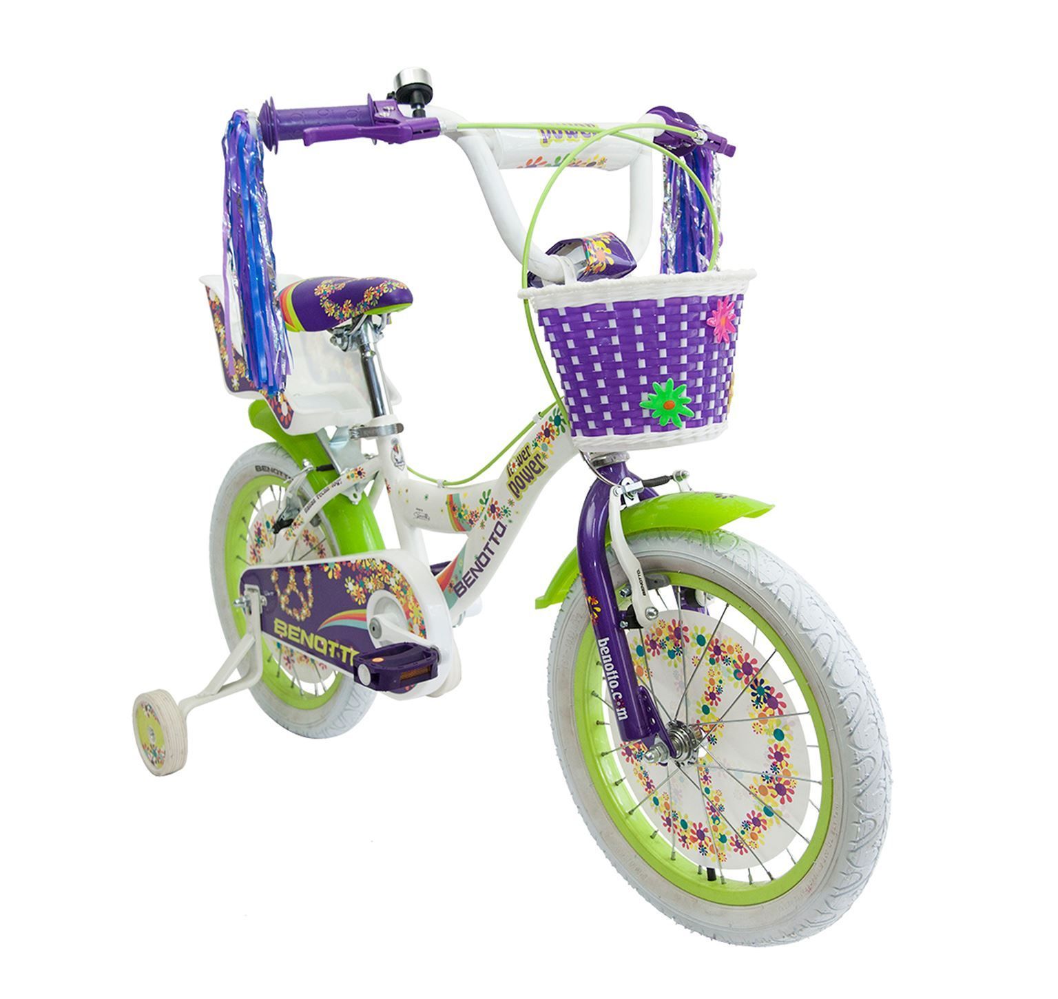 Bicicleta R.16 Benotto Flower Power Morada