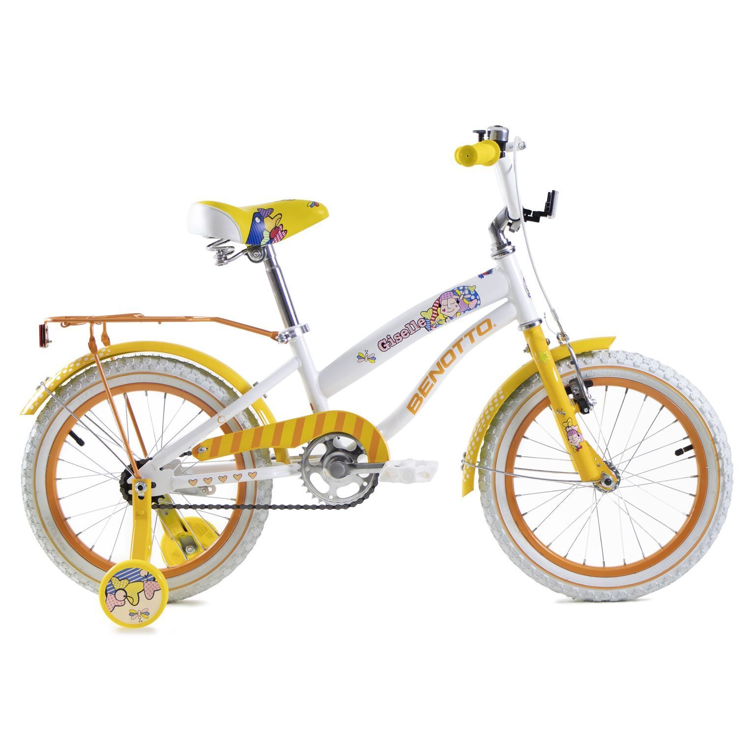Bicicleta R.16 Benotto Giselle amarillo