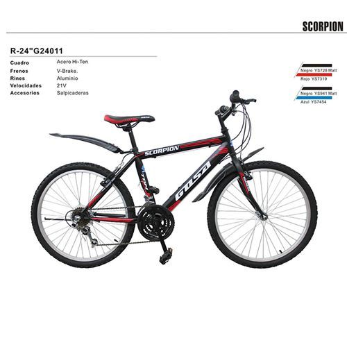 Bicicleta Rod.24 Gosa Scorpion