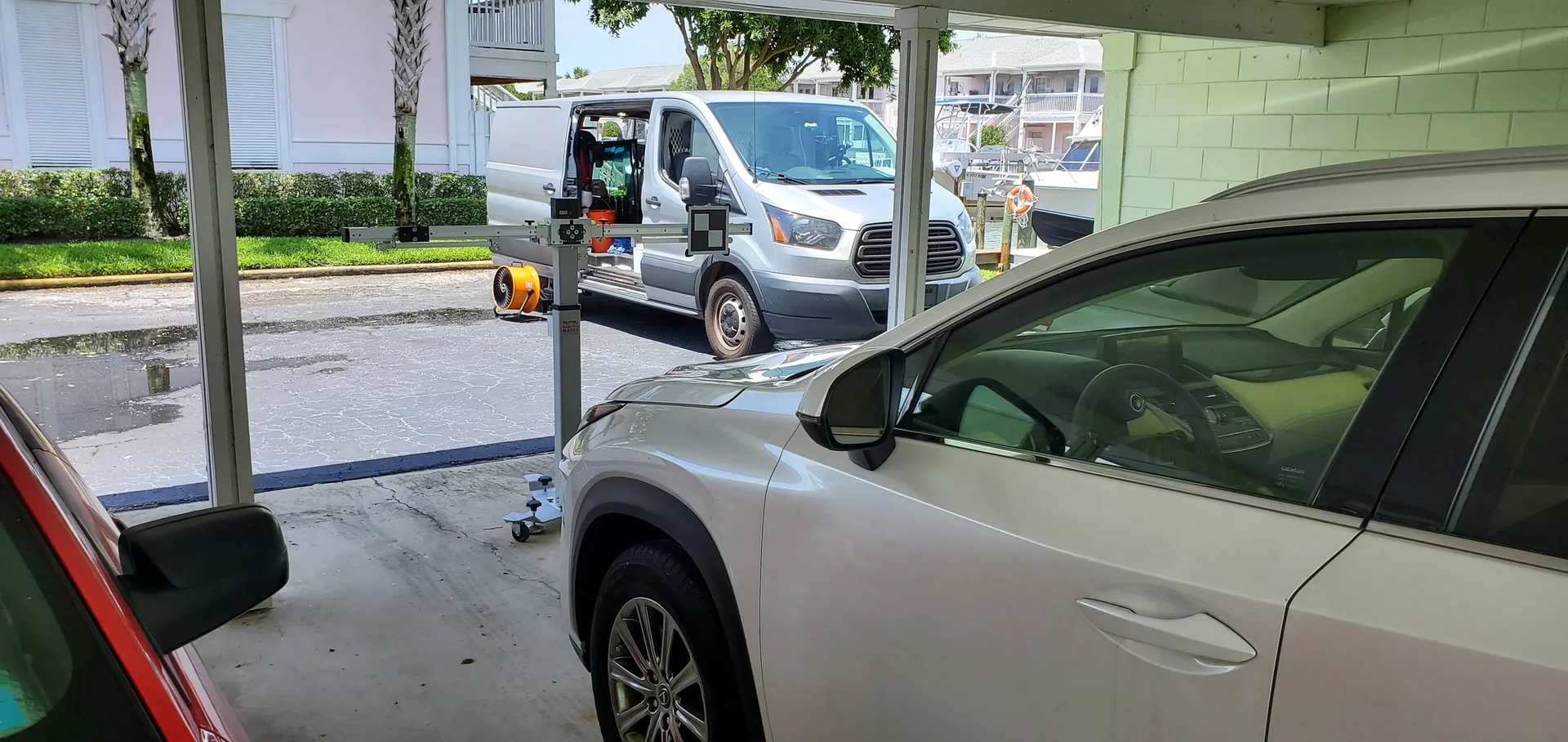 Windshield calibration near Tarpon Springs, FL