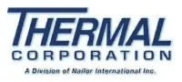 Thermal Corporation logo with blue text and small tagline on white background