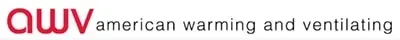 AWV American Warming & Ventilating logo in red and gray text