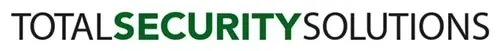 Total Security Solutions logo with green and black text on a white background
