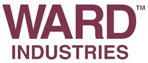 WARD Industries logo in maroon text on a white background