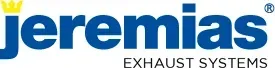 Jeremias Exhaust Systems logo in blue and gray text