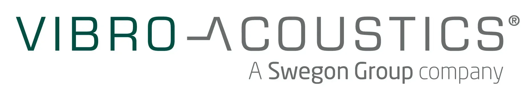 Vibro-Acoustics logo with “A Swegon Group company” tagline in black and green