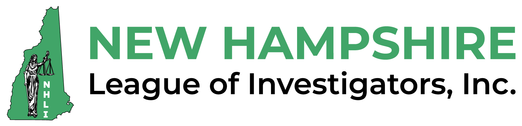 The logo for new hampshire league of investigators inc.