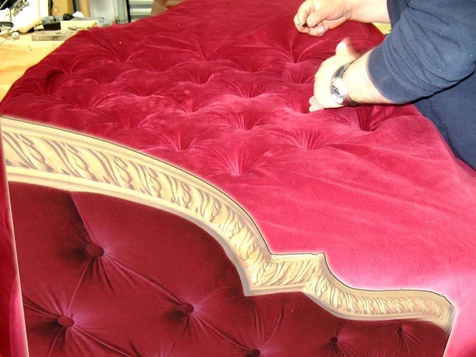 rivestimento in velluto
