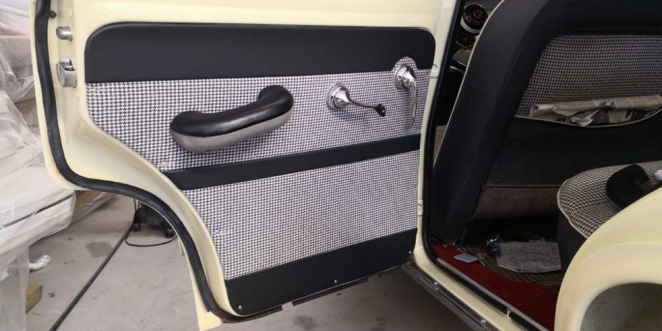 Rivestimento in tessuto auto d'epoca