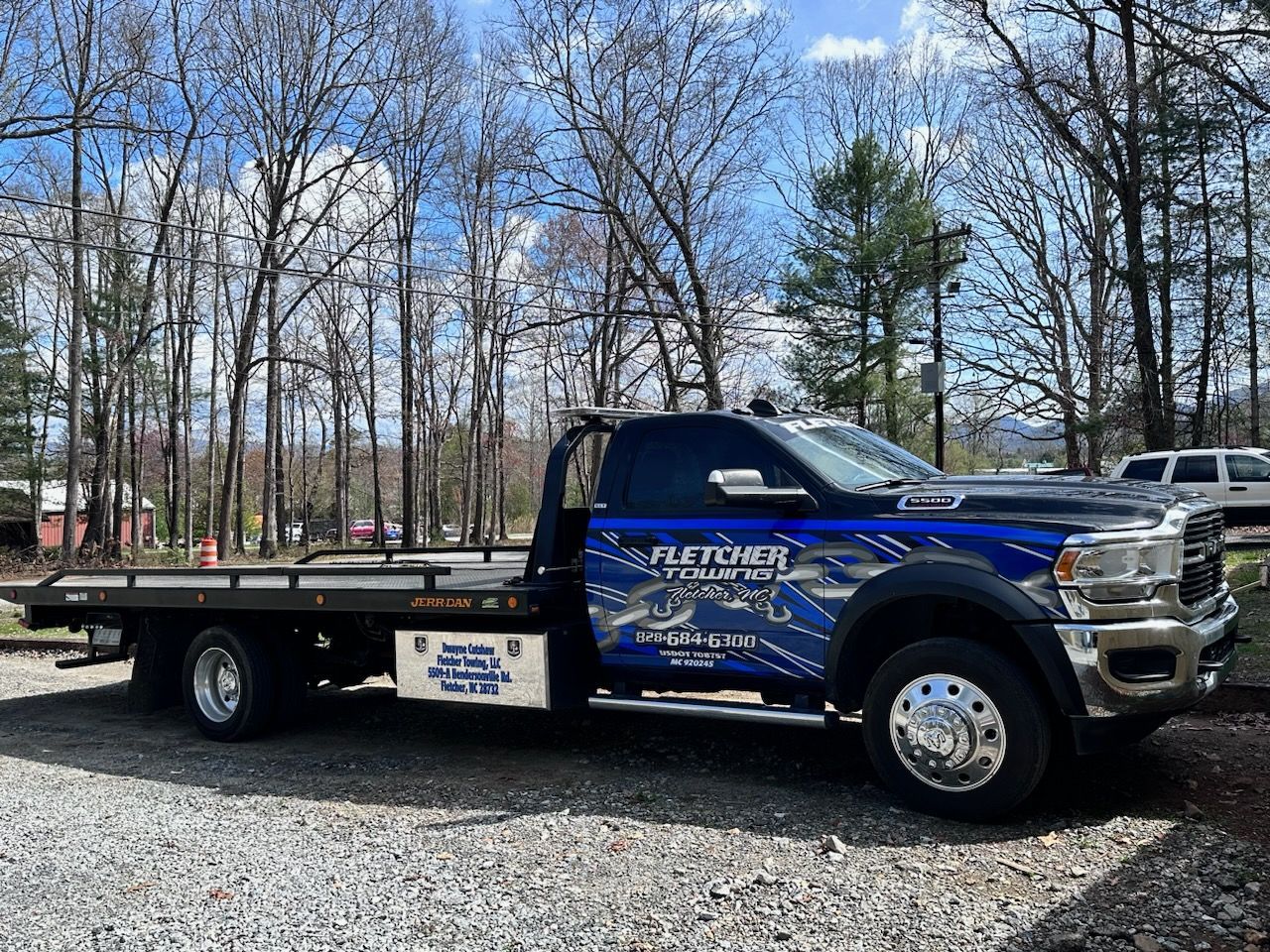 Black Car & Man — Fletcher, NC — Fletcher Towing