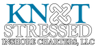 KN&T Stressed Inshore Charters, LLC logo in blue and gray text