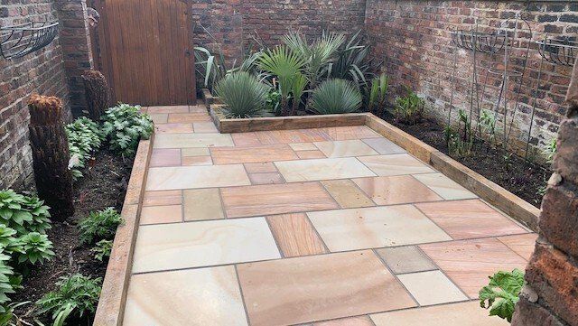 Patio project, Sale, Cheshire by Cheshire Paving Company