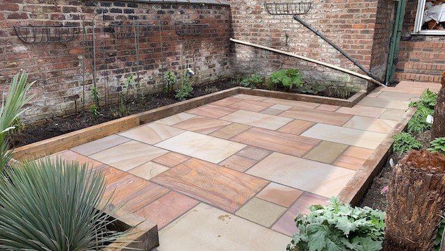 Patio project, Sale, Cheshire by Cheshire Paving Company