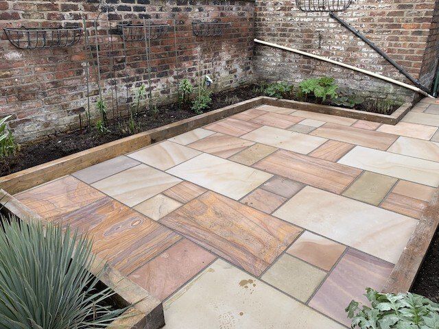 Patio project, Sale, Cheshire by Cheshire Paving Company