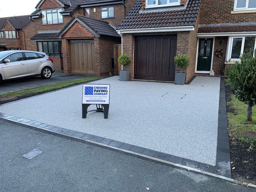 Resin Bound driveway by Cheshire Paving Company Quality block paved driveway by Cheshire Paving Company using quality Tobermore blocks