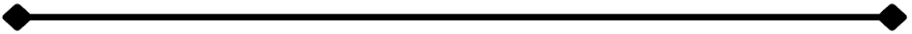 Black horizontal line with diamond-shaped ends on a white background