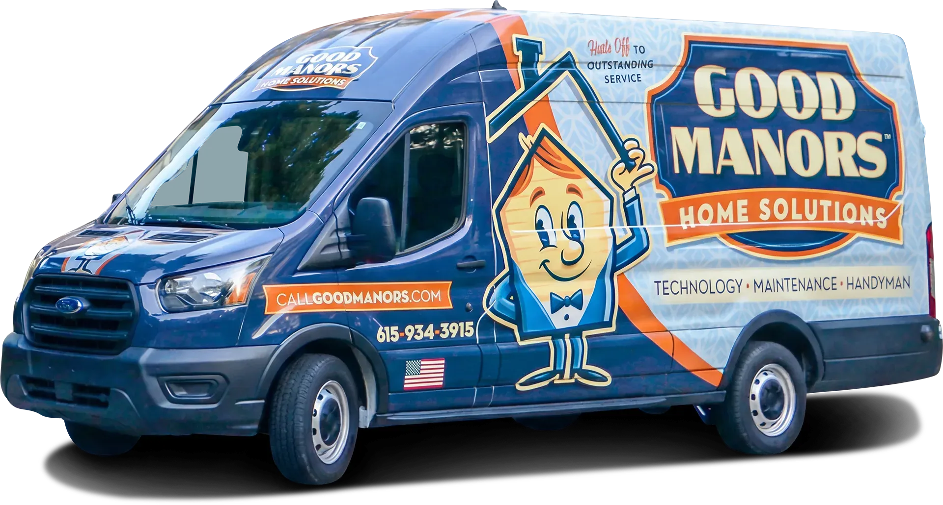 Good Manors Home Services Truck