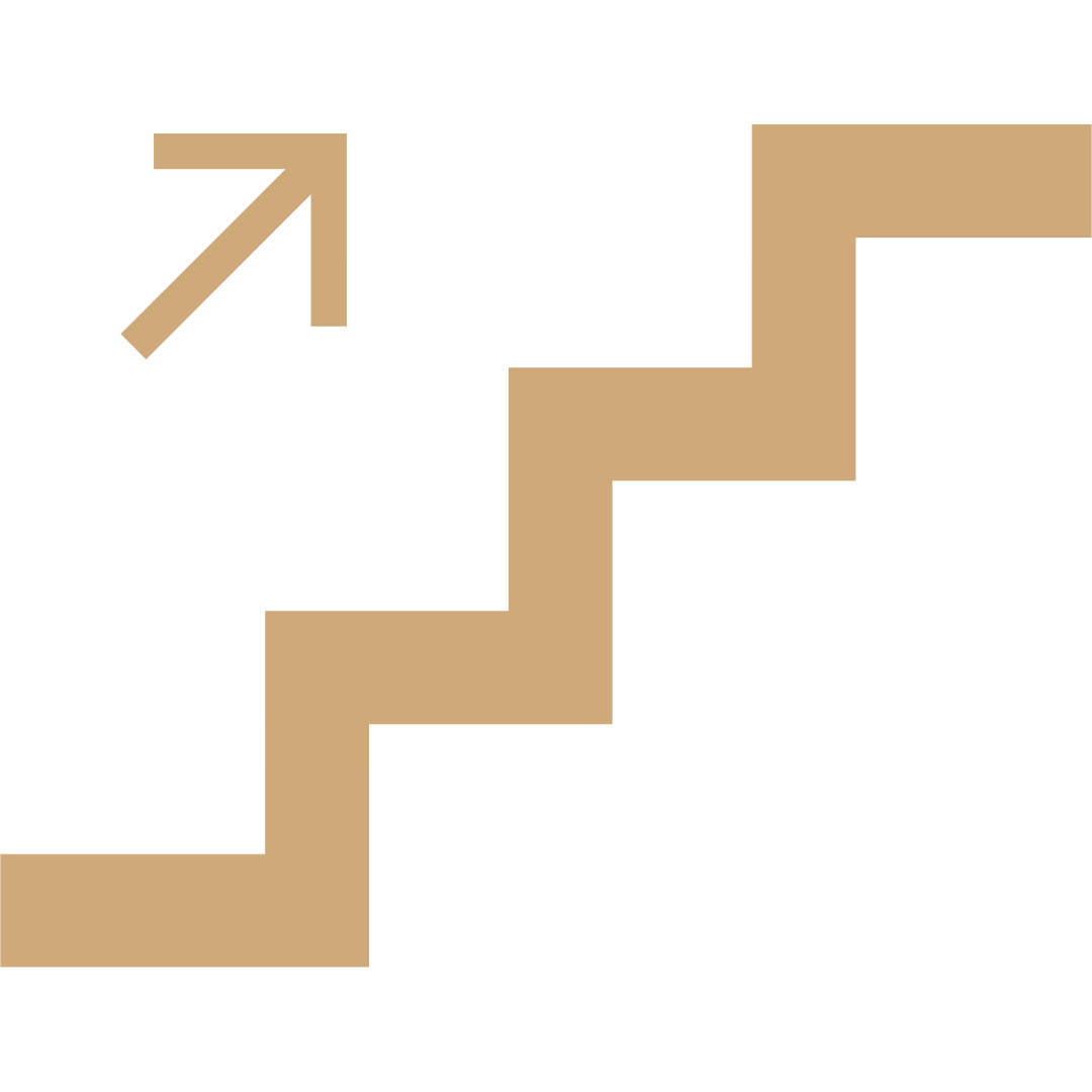 heading upstairs icon