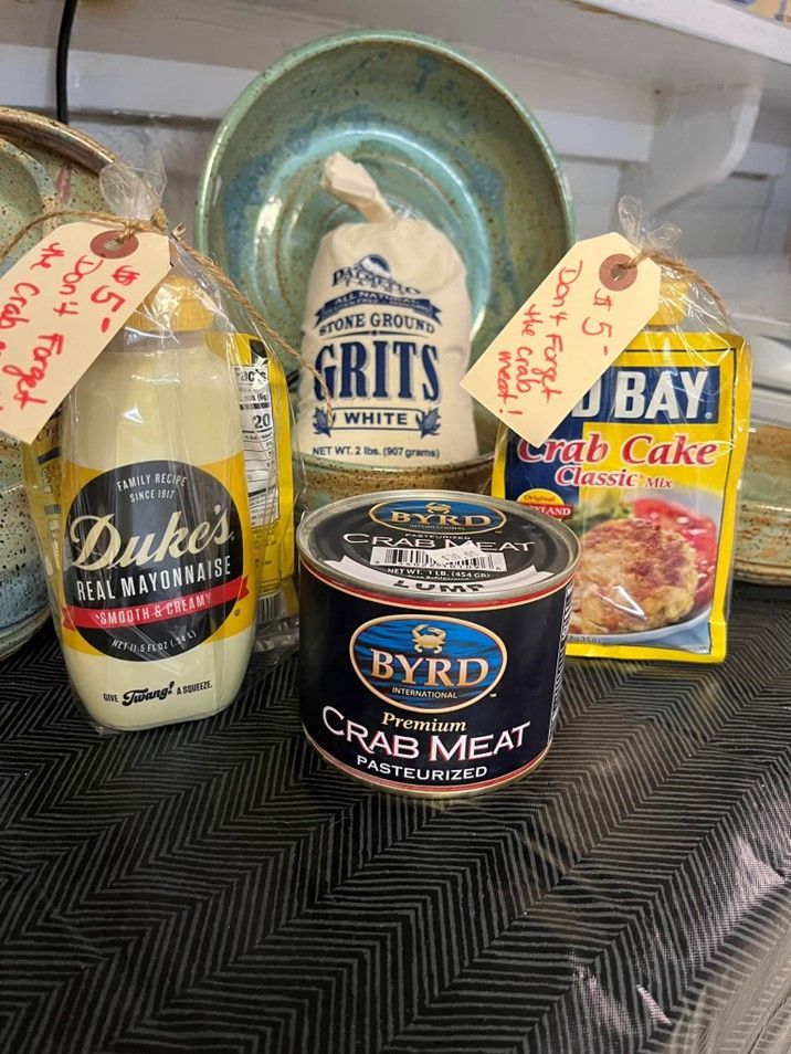 There are many different types of food on the table.