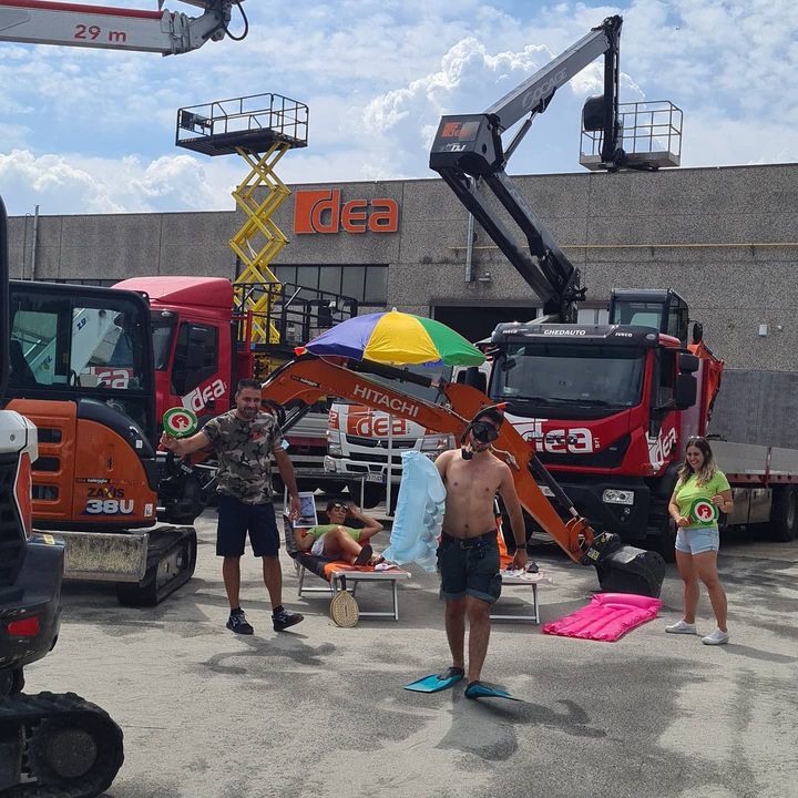 dipendenti dell'azienda durante dei giochi