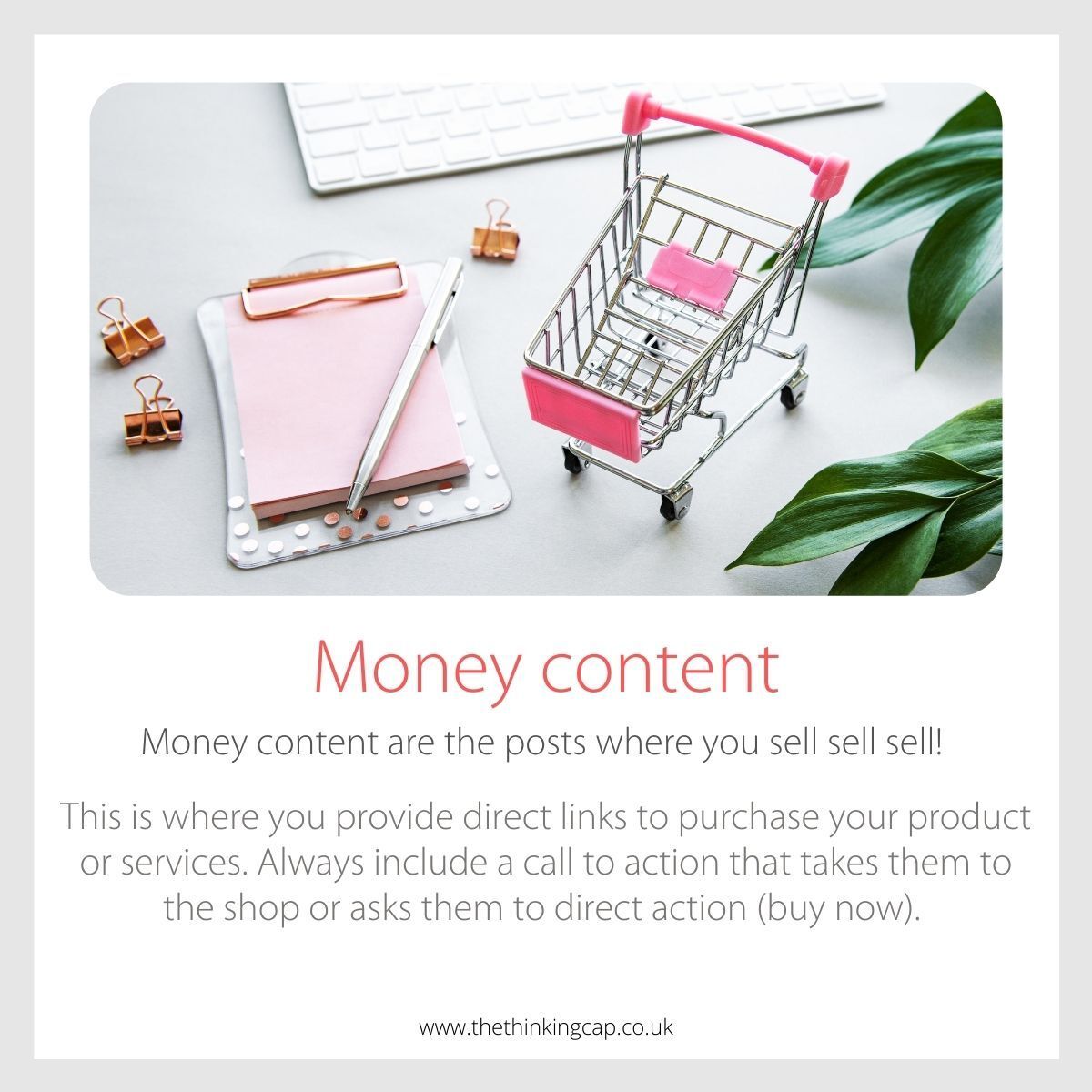 Money social media content Money social media content