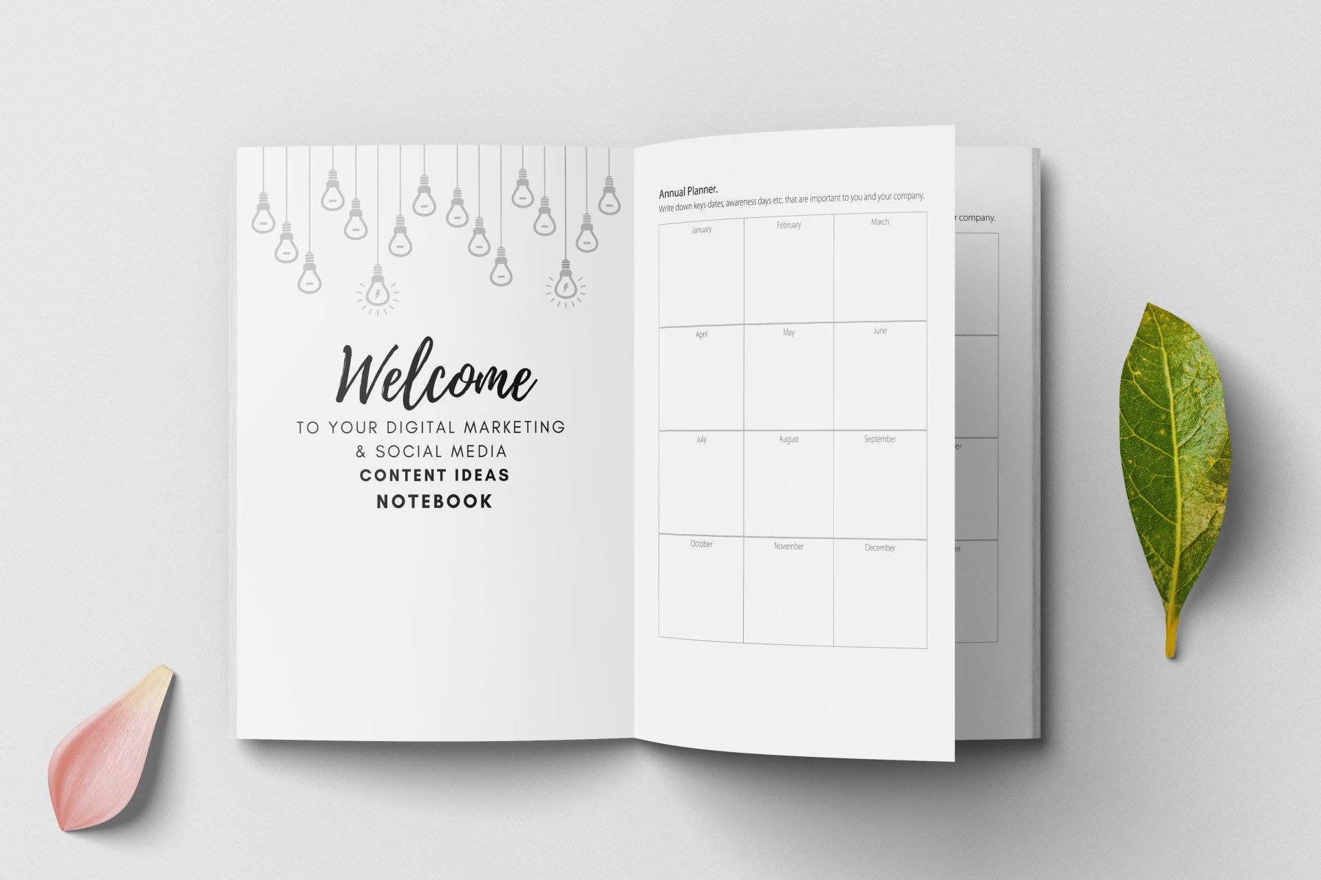Content ideas notebook