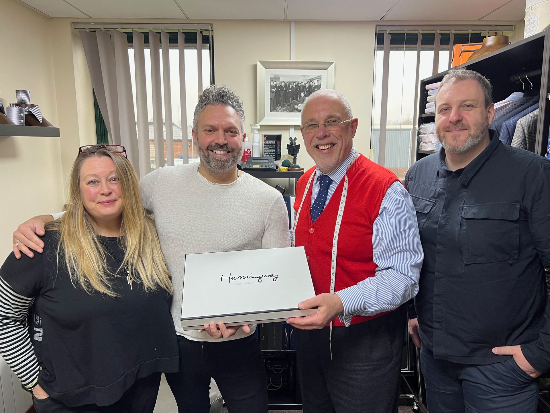 The Thinking Cap started working with Leeds-based Hemingway Tailors as their social media partners.