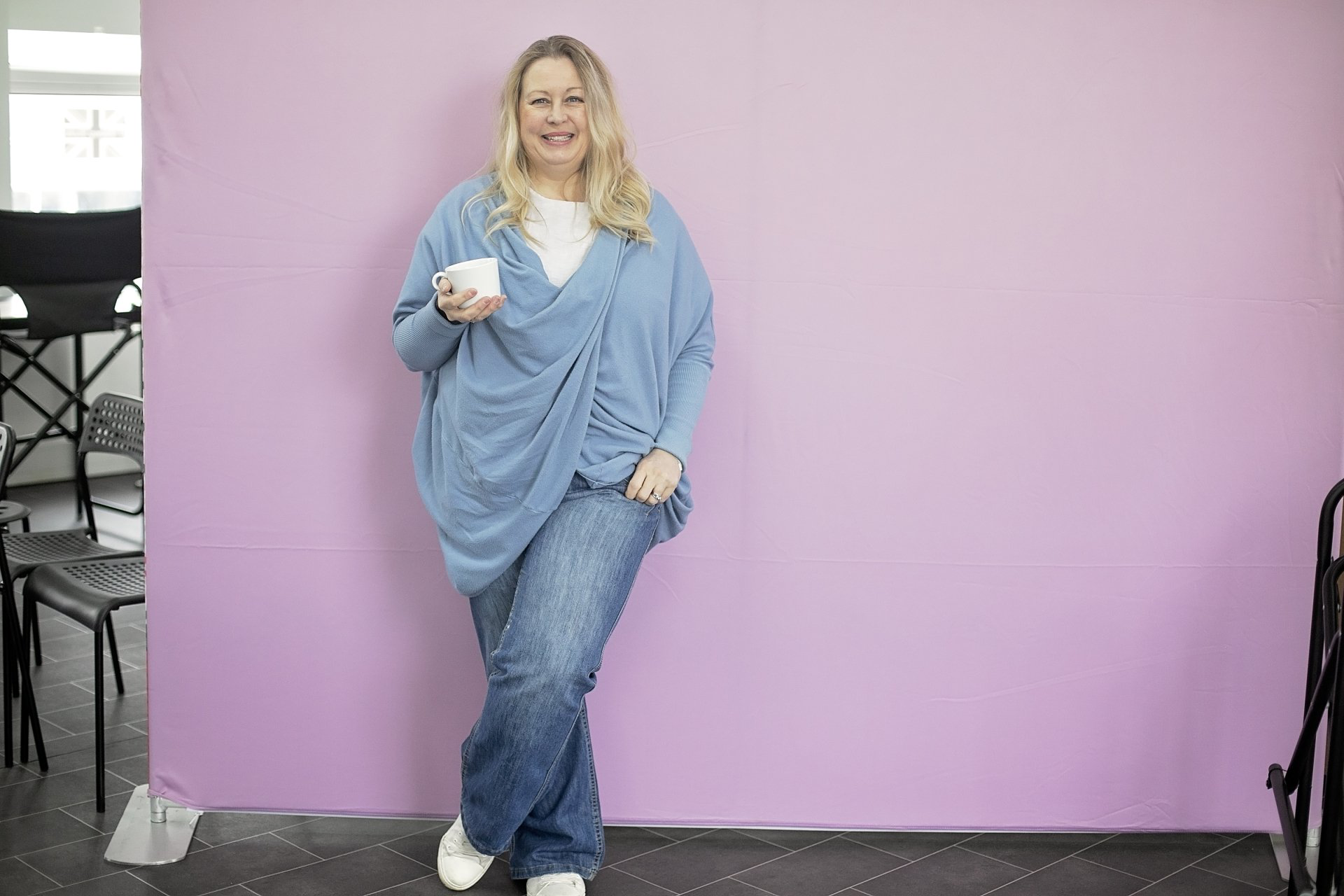 Lisa from The thinking Cap at her March visibility school shoot