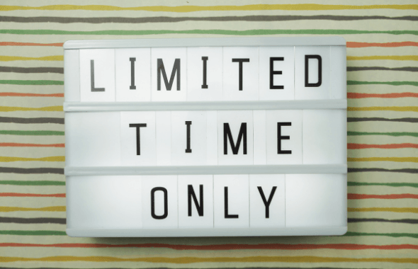 limited time only call to action