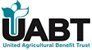 Logo: UABT text in bold black with turquoise emblem and text 
