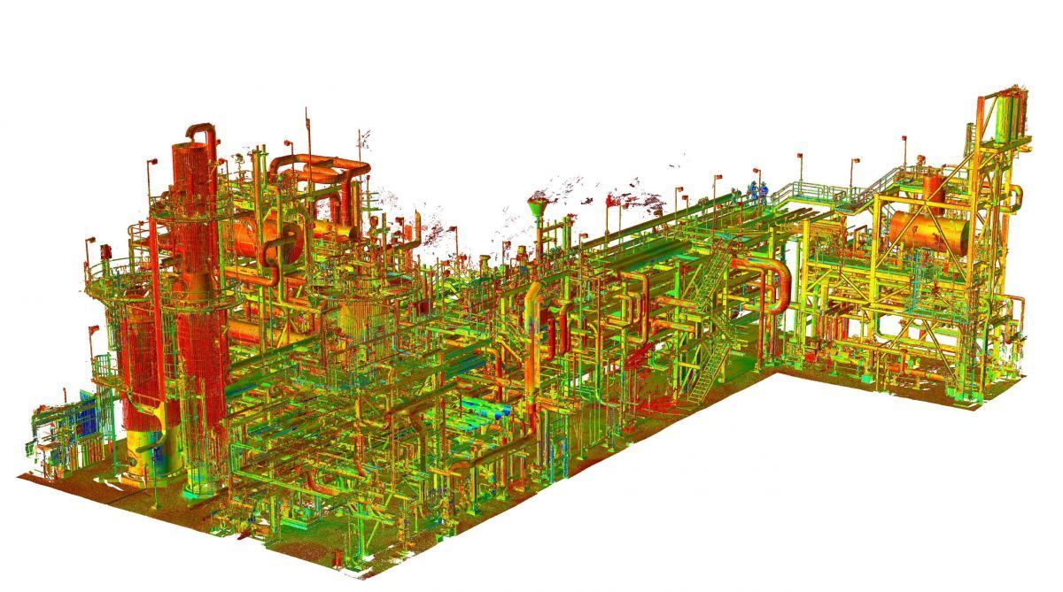 Ammonia Plant Laser Scan — Garbutt, Qld — Setch Design