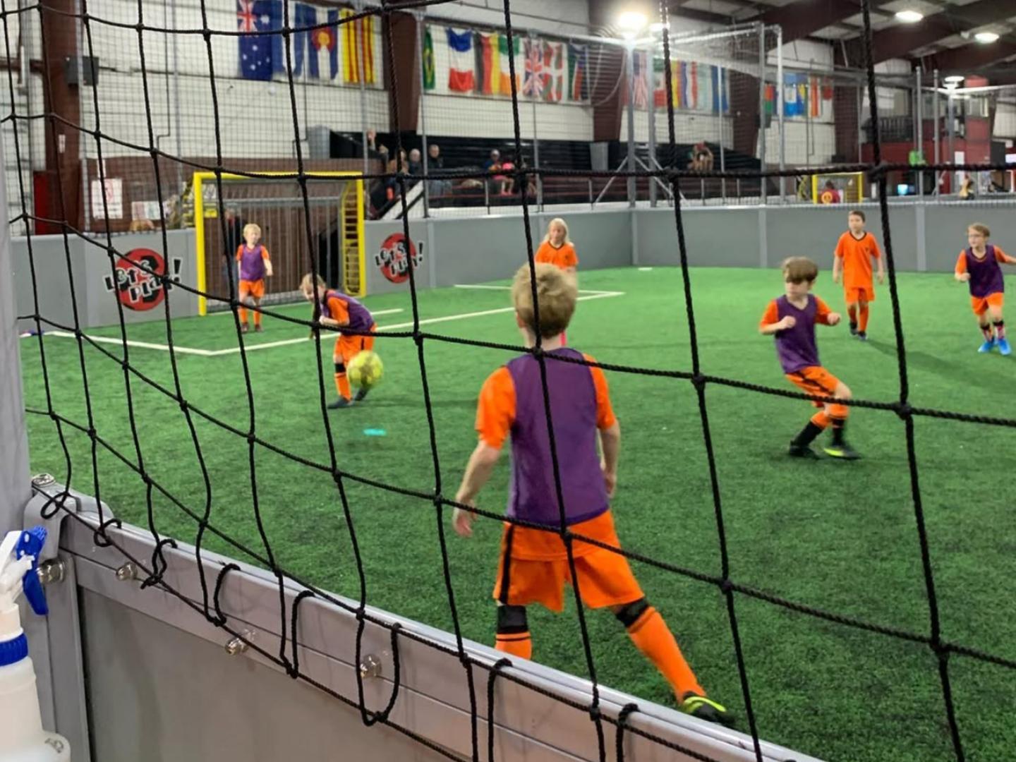 Boise Youth Soccer practice indoor