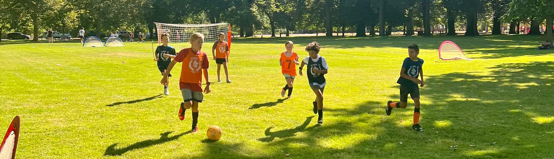 Soccer camp activities for children in Boise.