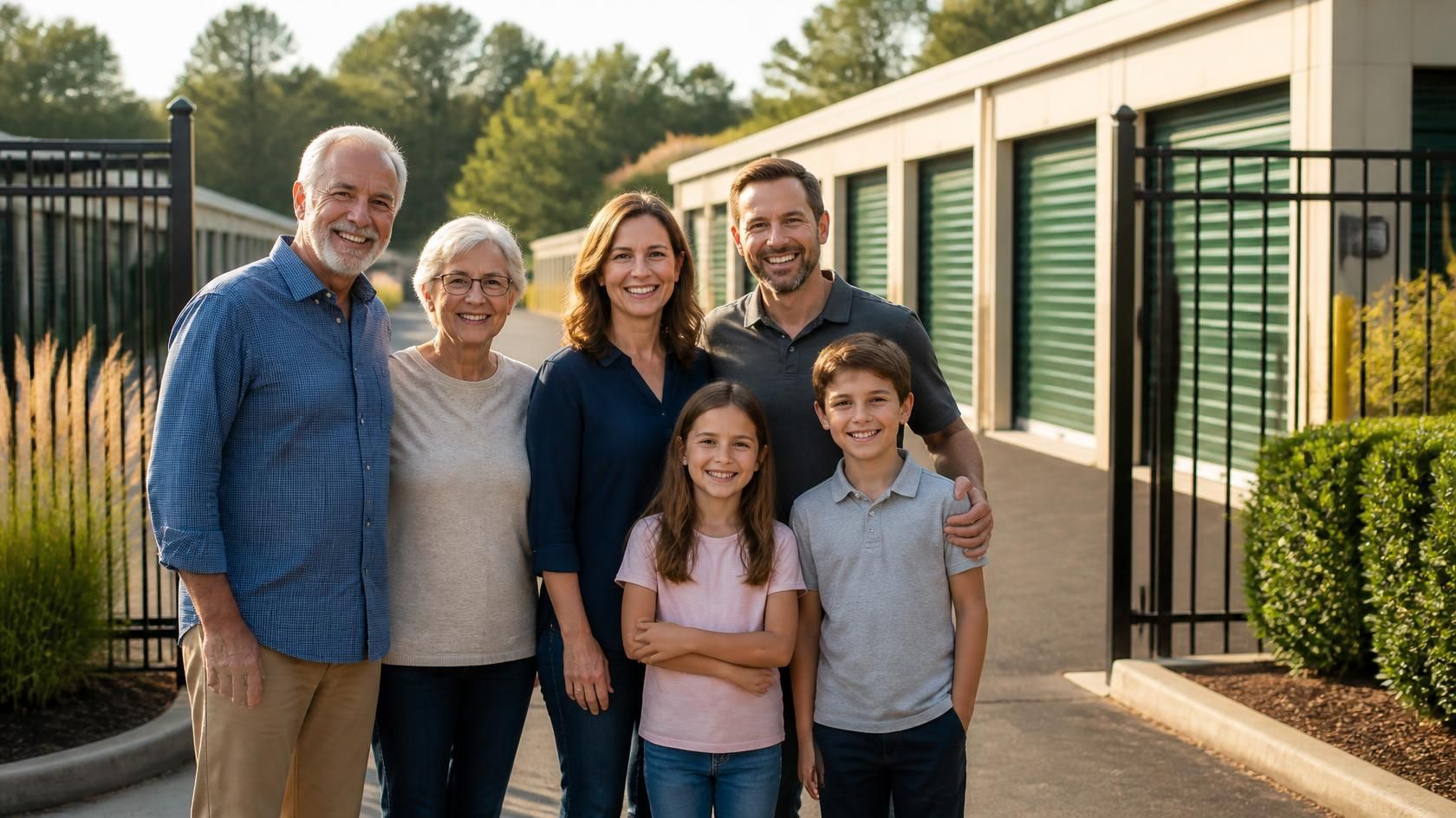 Family-owned self-storage facility on Daniel Island with local family owners.