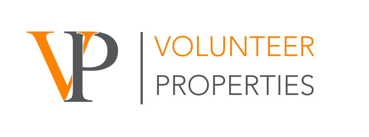 Logo for Volunteer Properties. 
