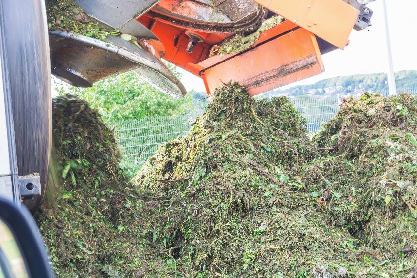 Récupération de déchets verts
