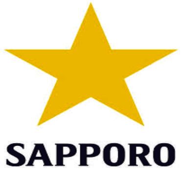A yellow star with the word sapporo on it