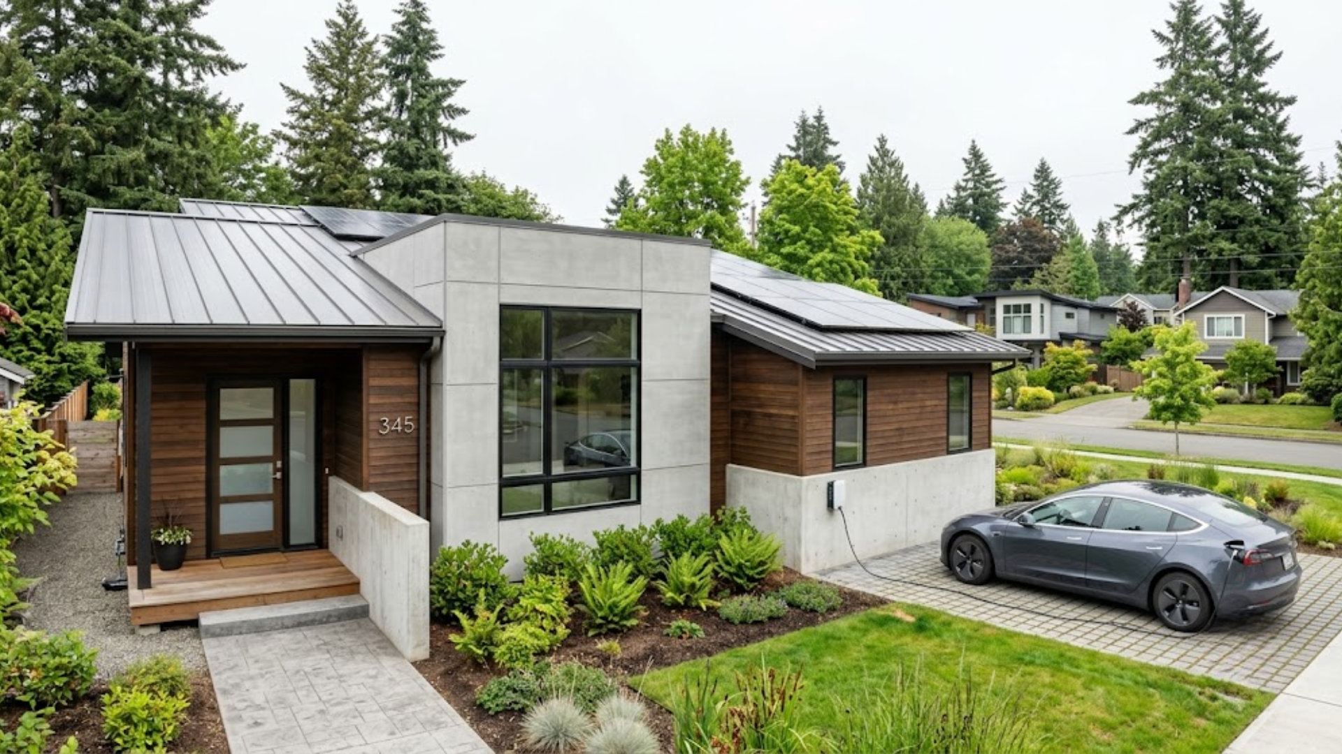 energy efficient home in Everett WA built with strong insulated walls