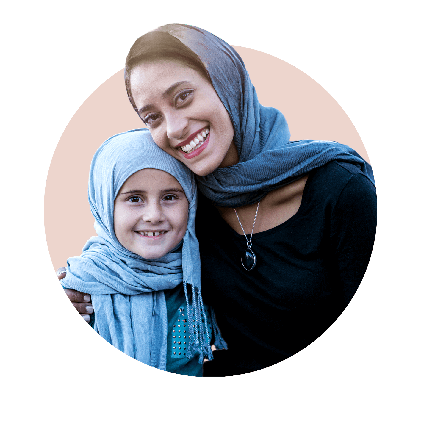 Afghan woman and child
