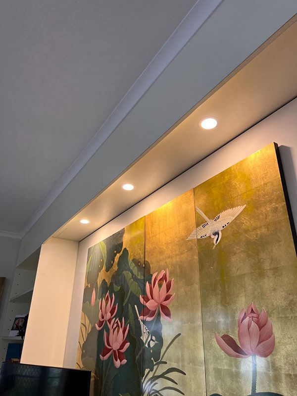 A Painting of Flowers and a Bird on a Wall — AES Electrical Contracting In Winnellie, NT