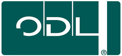 ODL logo in white on a teal background with a small registered trademark symbol